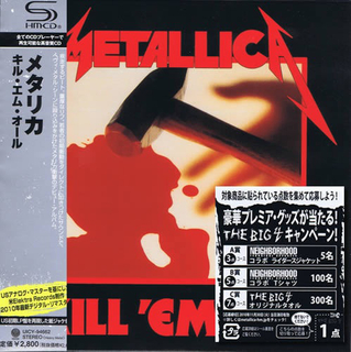 Metallica - Kill 'Em All Japan SHM-CD Mini LP UICY-94662 