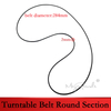Diameter 284 Round Section Turntable Belt Vinyl Record Player Phonograph Accessories High Quality